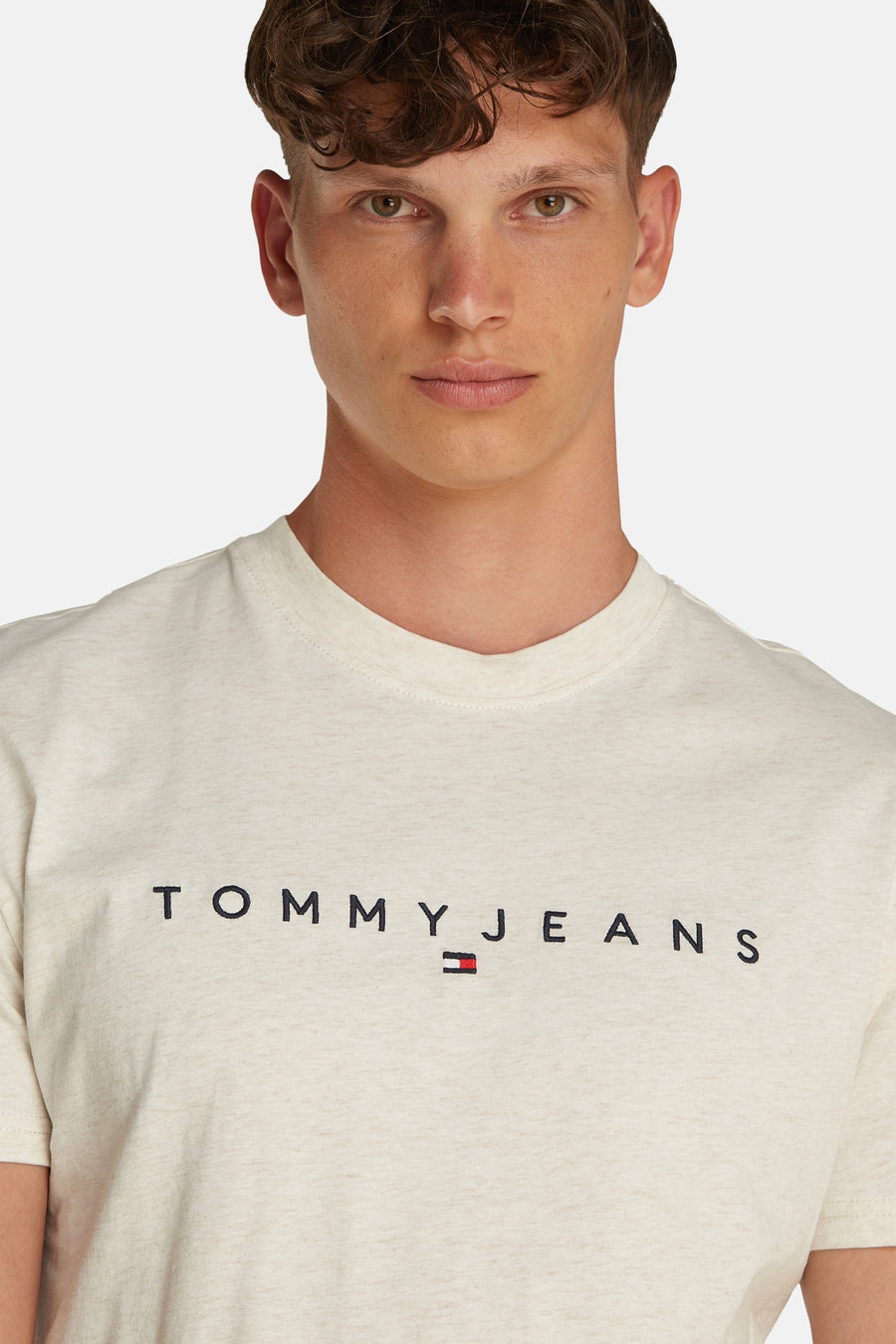 T-shirt (korte mouwen) Ecru - TOMMY JEANS