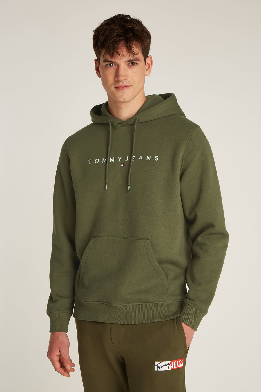 Sweater met kap Groen - TOMMY JEANS