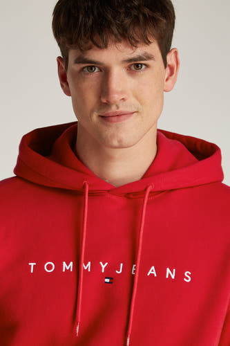 Sweater met kap Rood - TOMMY JEANS