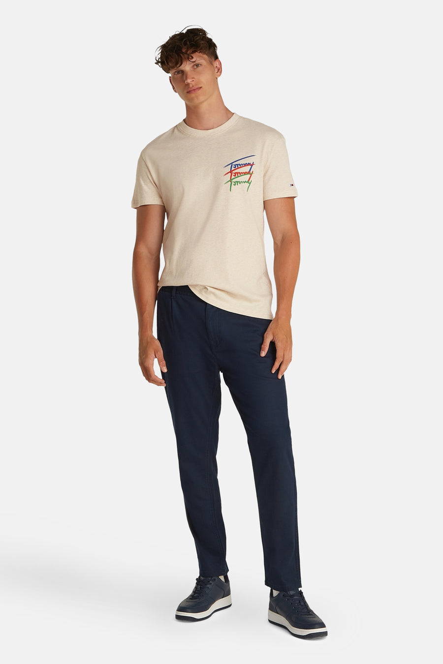 T-shirt (korte mouwen) Ecru - TOMMY JEANS