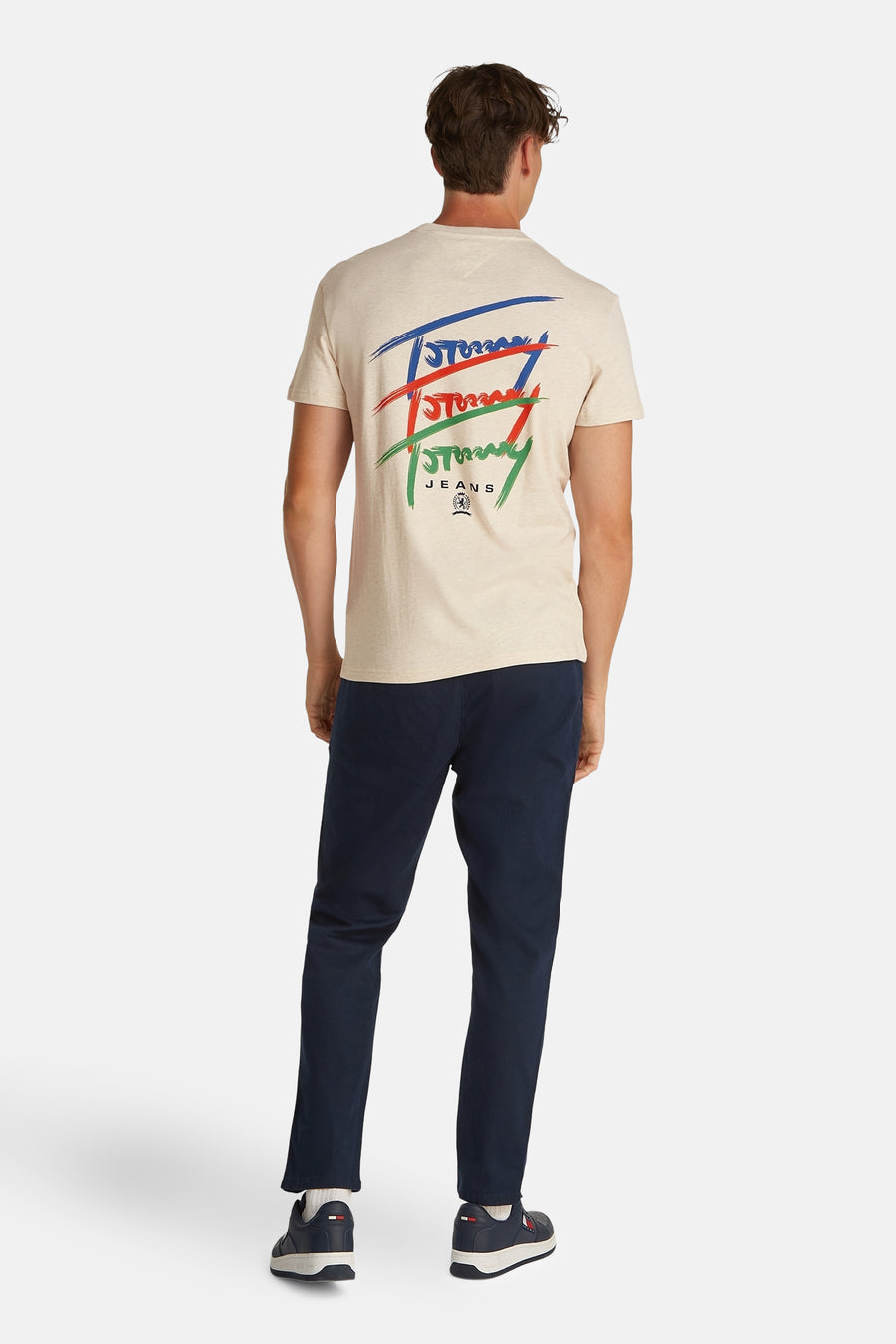 T-shirt (korte mouwen) Ecru - TOMMY JEANS