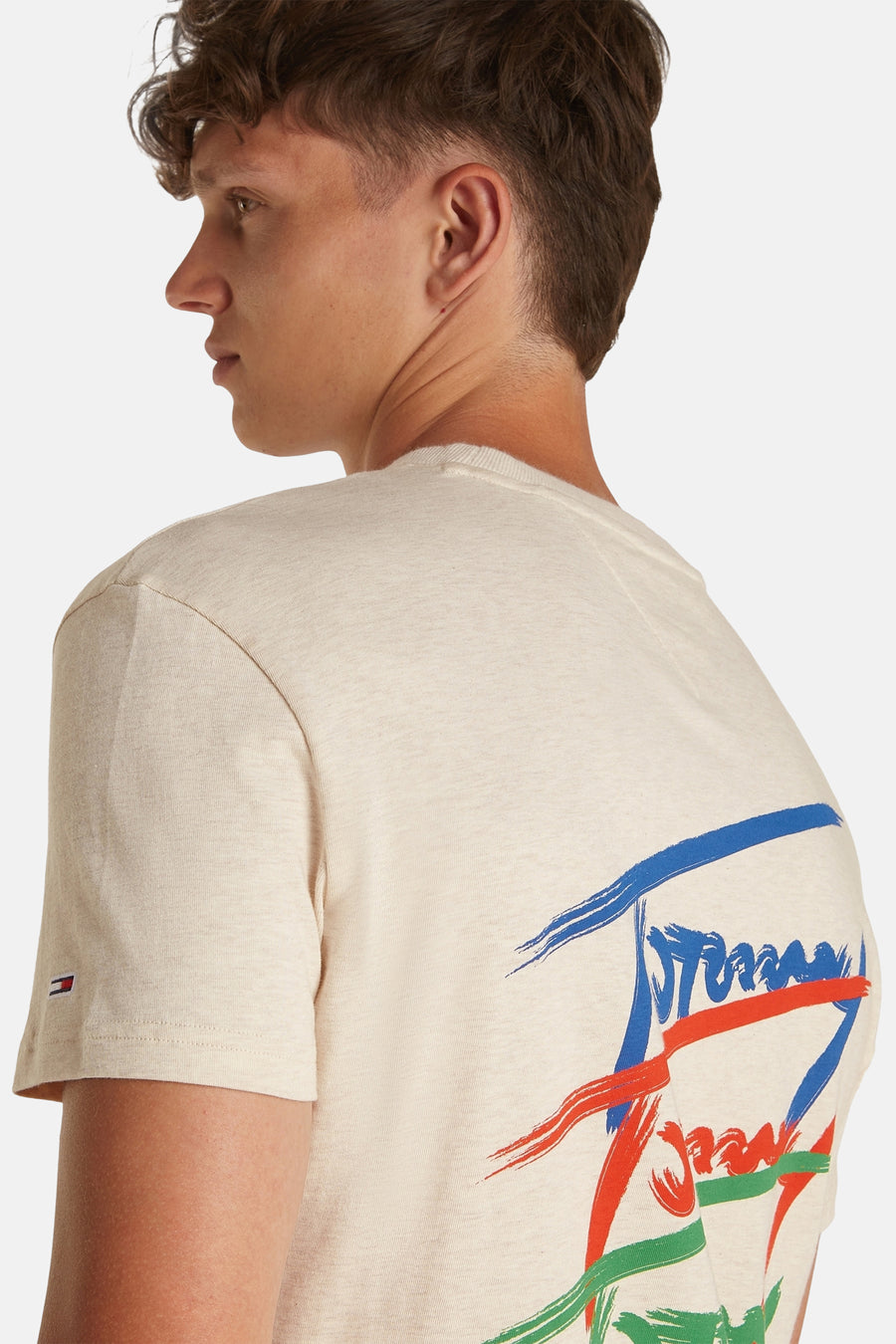 T-shirt (korte mouwen) Ecru - TOMMY JEANS