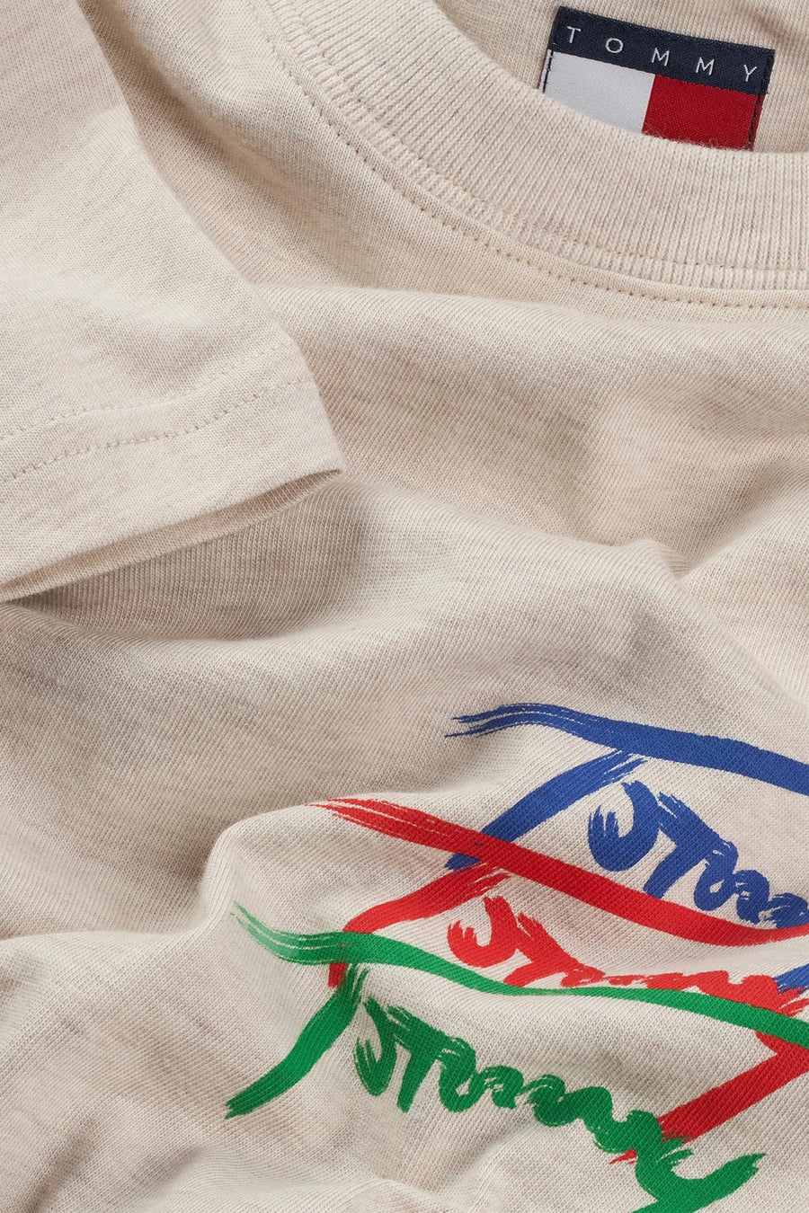 T-shirt (korte mouwen) Ecru - TOMMY JEANS