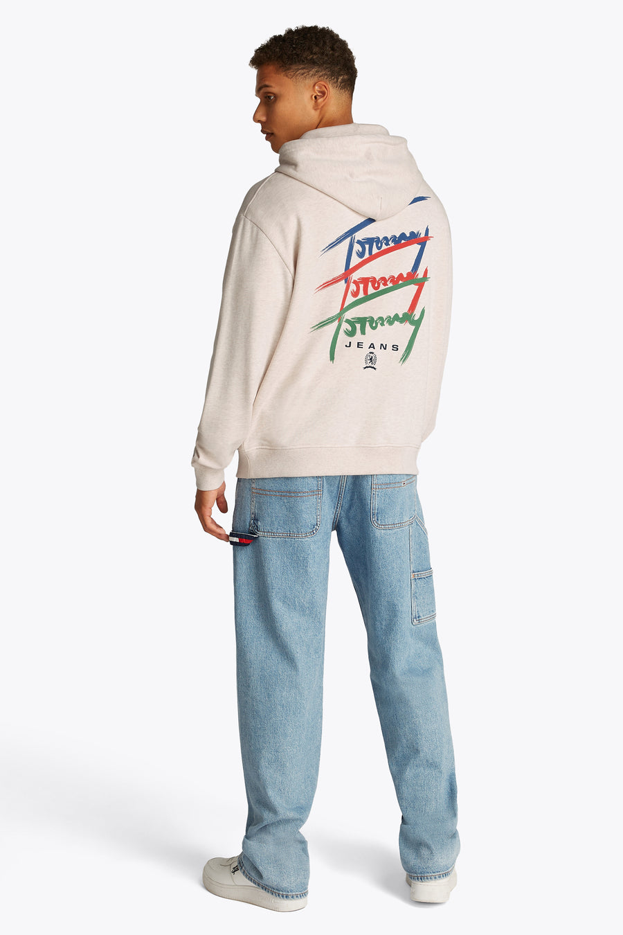 Sweater met kap Beige - TOMMY JEANS