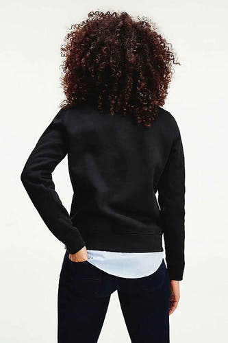 Sweater met ronde hals Zwart - TOMMY JEANS