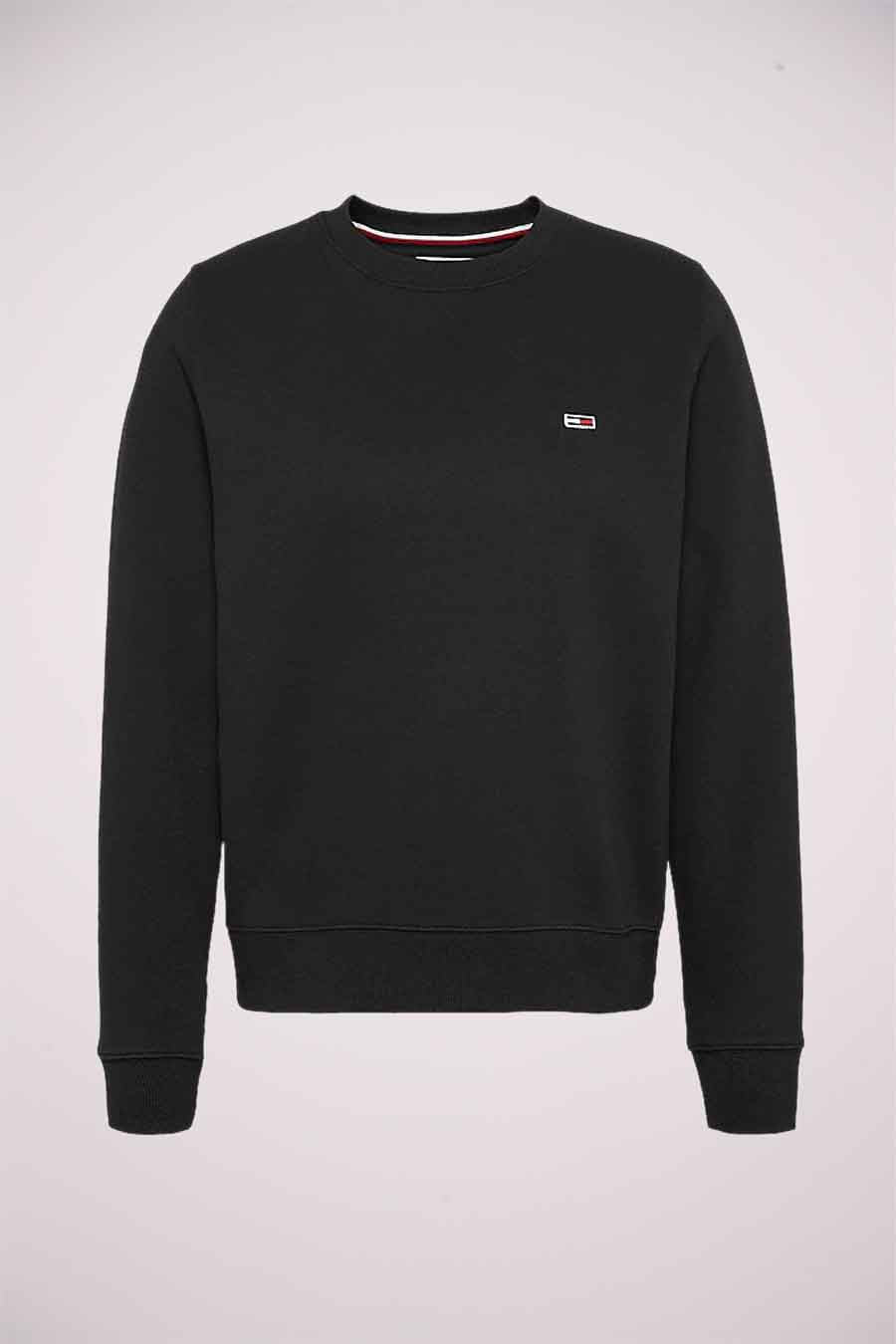 Sweater met ronde hals Zwart - TOMMY JEANS