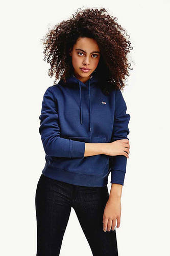 Sweater met kap Blauw - 67844
