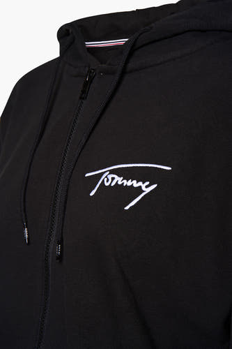 Sweater met kap Zwart - TOMMY JEANS