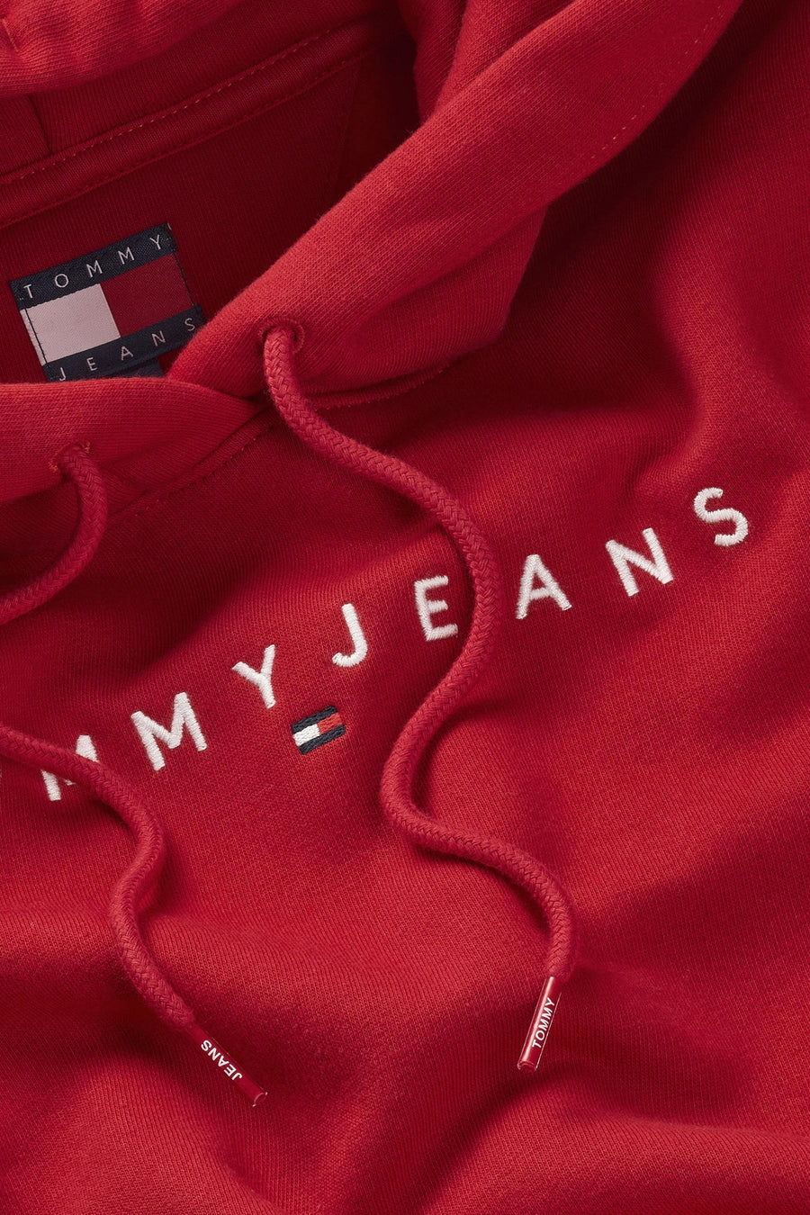 Sweater met kap Rood - TOMMY JEANS