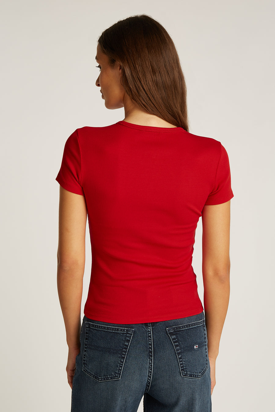 Top (korte mouwen) Rood - TOMMY JEANS