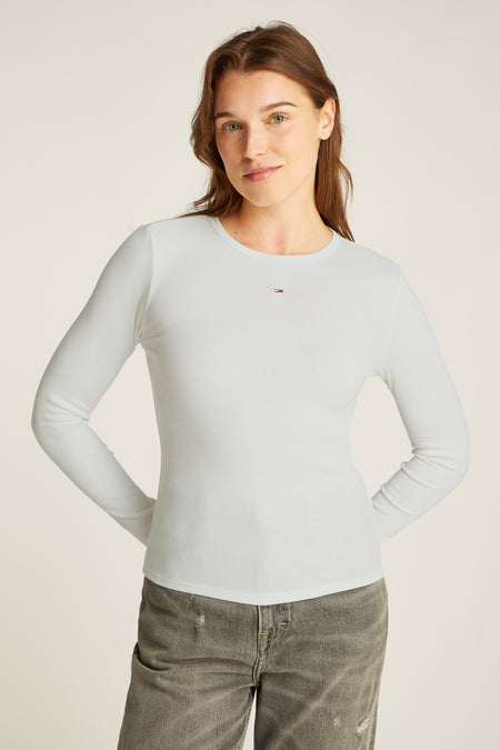 Top (lange mouwen) Wit - TOMMY JEANS
