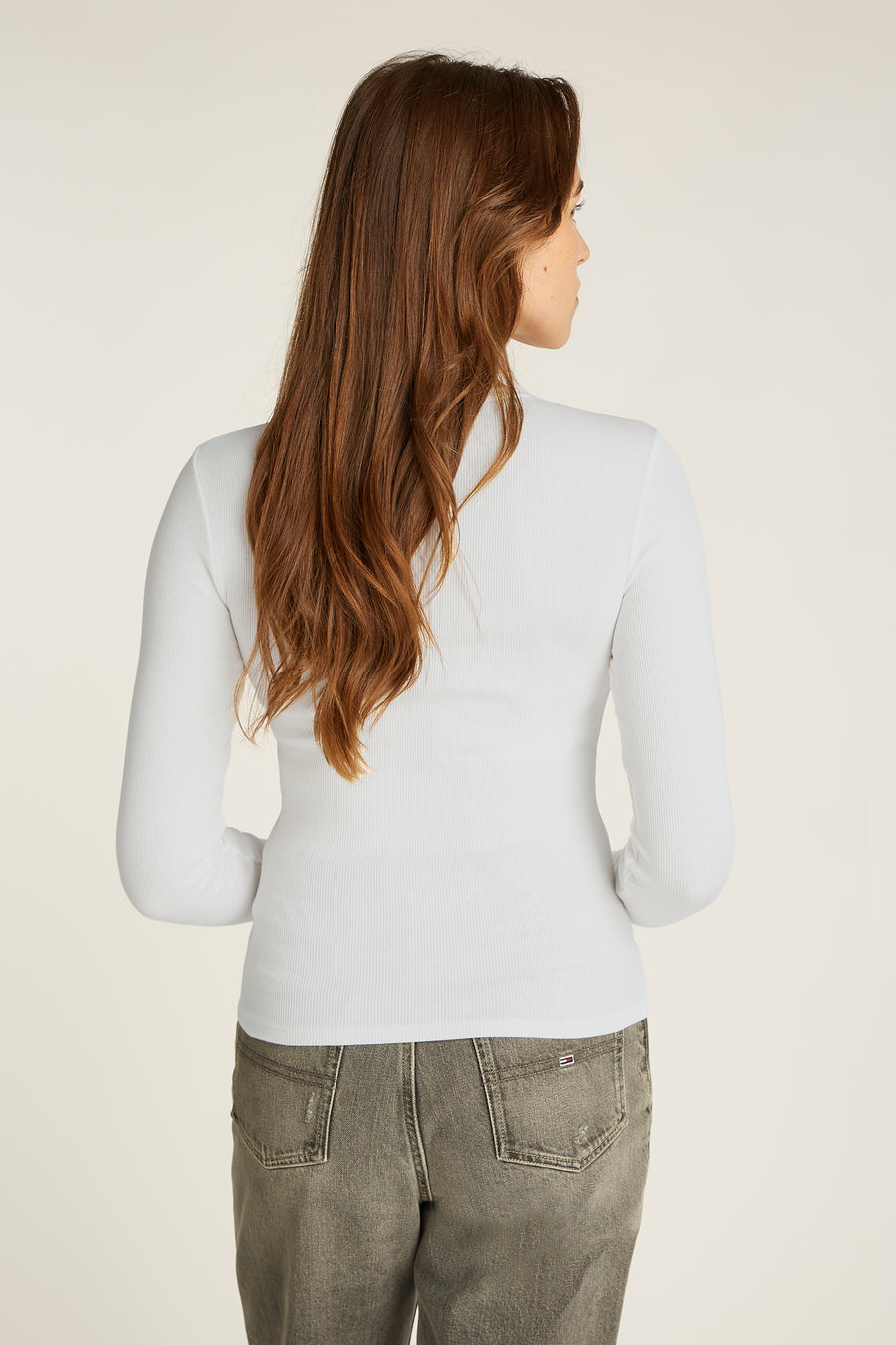 Top (lange mouwen) Wit - TOMMY JEANS