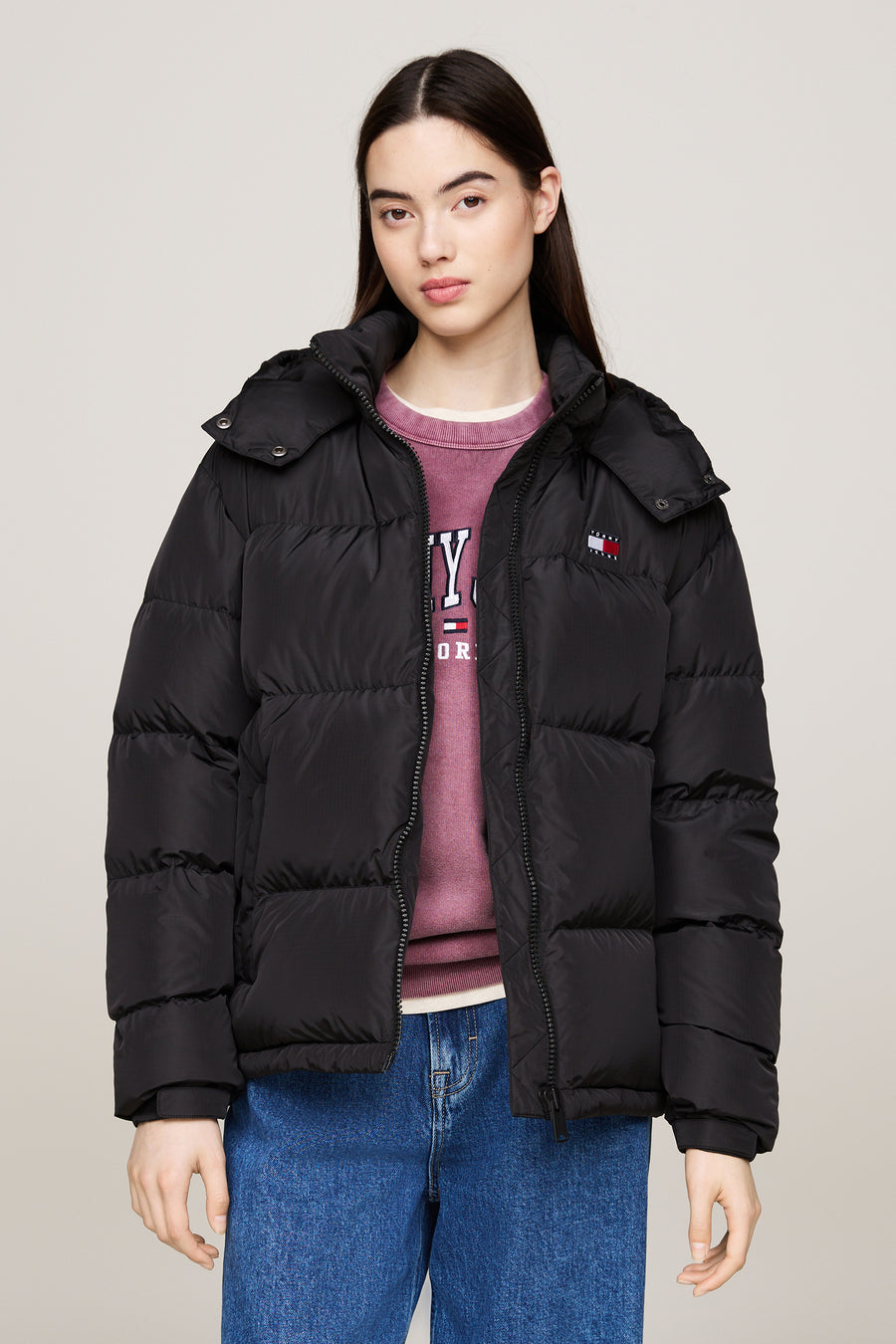 Korte jas Zwart - TOMMY JEANS