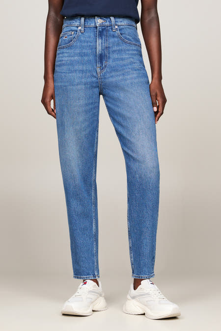 Mom Jeans Mid blue denim - TOMMY JEANS