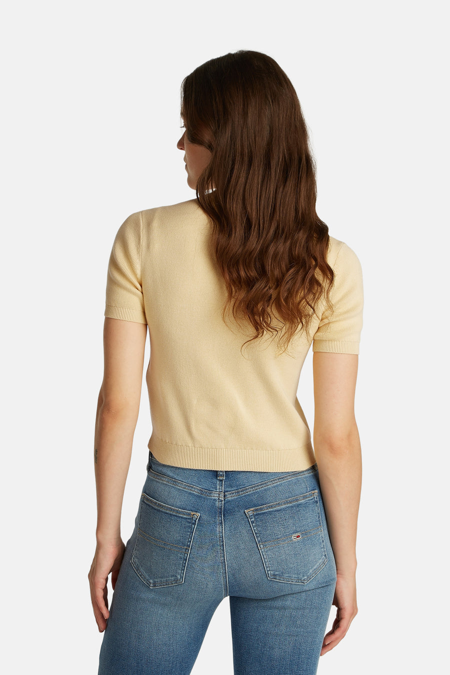 Trui met ronde hals Geel - TOMMY JEANS