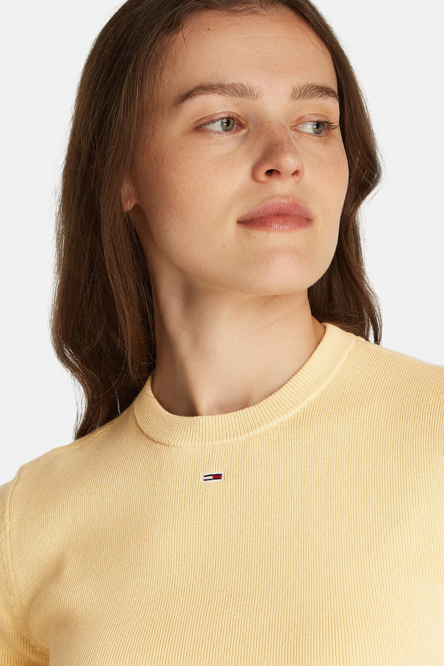 Trui met ronde hals Geel - TOMMY JEANS