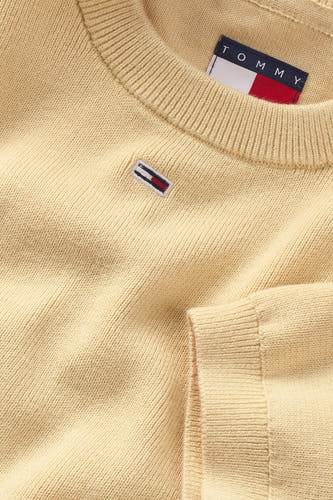 Trui met ronde hals Geel - TOMMY JEANS