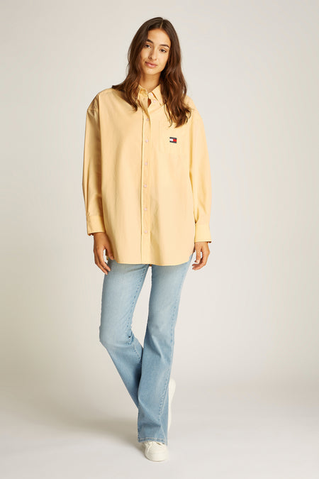 Hemd (lange mouwen) Geel - TOMMY JEANS