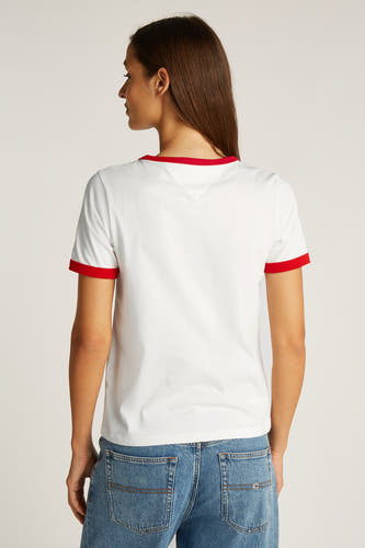 Top (korte mouwen) Ecru - TOMMY JEANS
