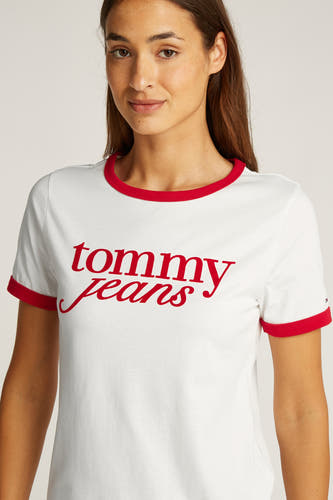 Top (korte mouwen) Ecru - TOMMY JEANS