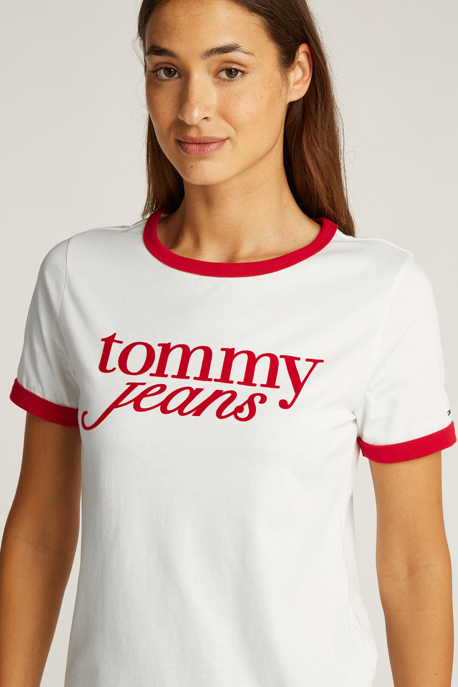 Top (korte mouwen) Ecru - TOMMY JEANS