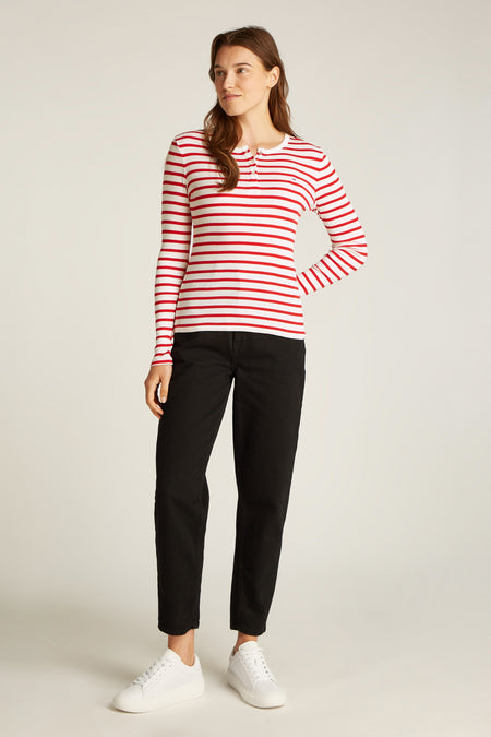 T-shirt (lange mouwen) Rood - TOMMY JEANS