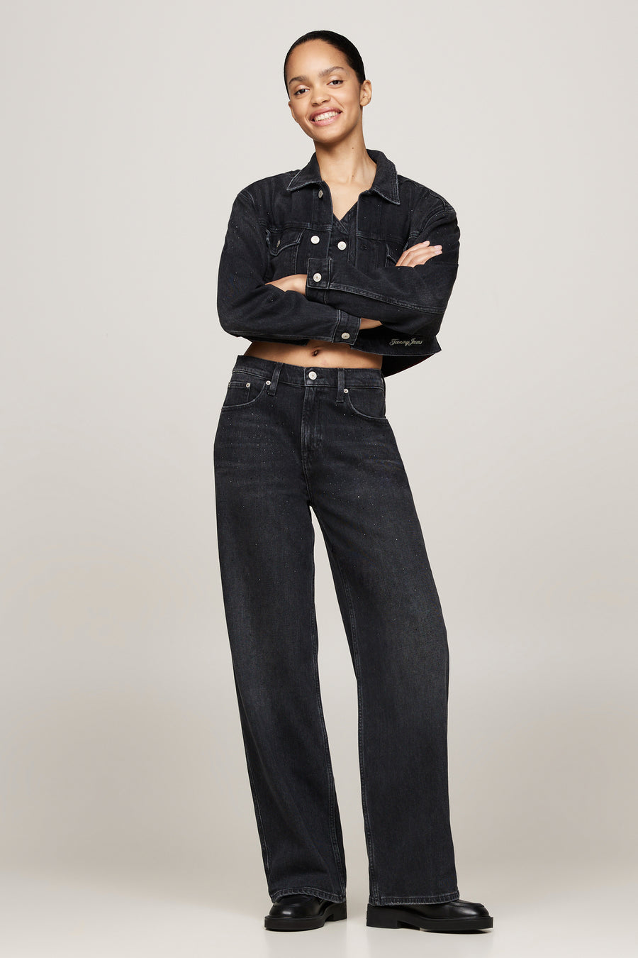 Jeans wide Black denim - TOMMY JEANS