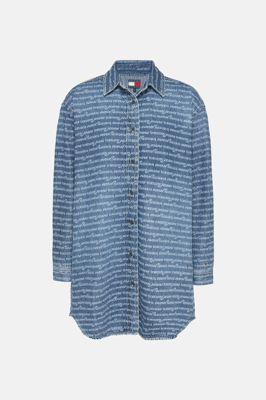 Kleedjes (lange mouwen) Mid blue denim - TOMMY JEANS