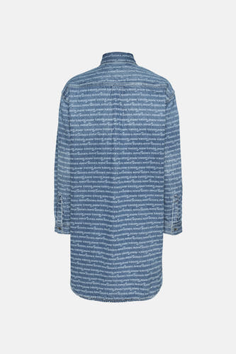 Kleedjes (lange mouwen) Mid blue denim - TOMMY JEANS