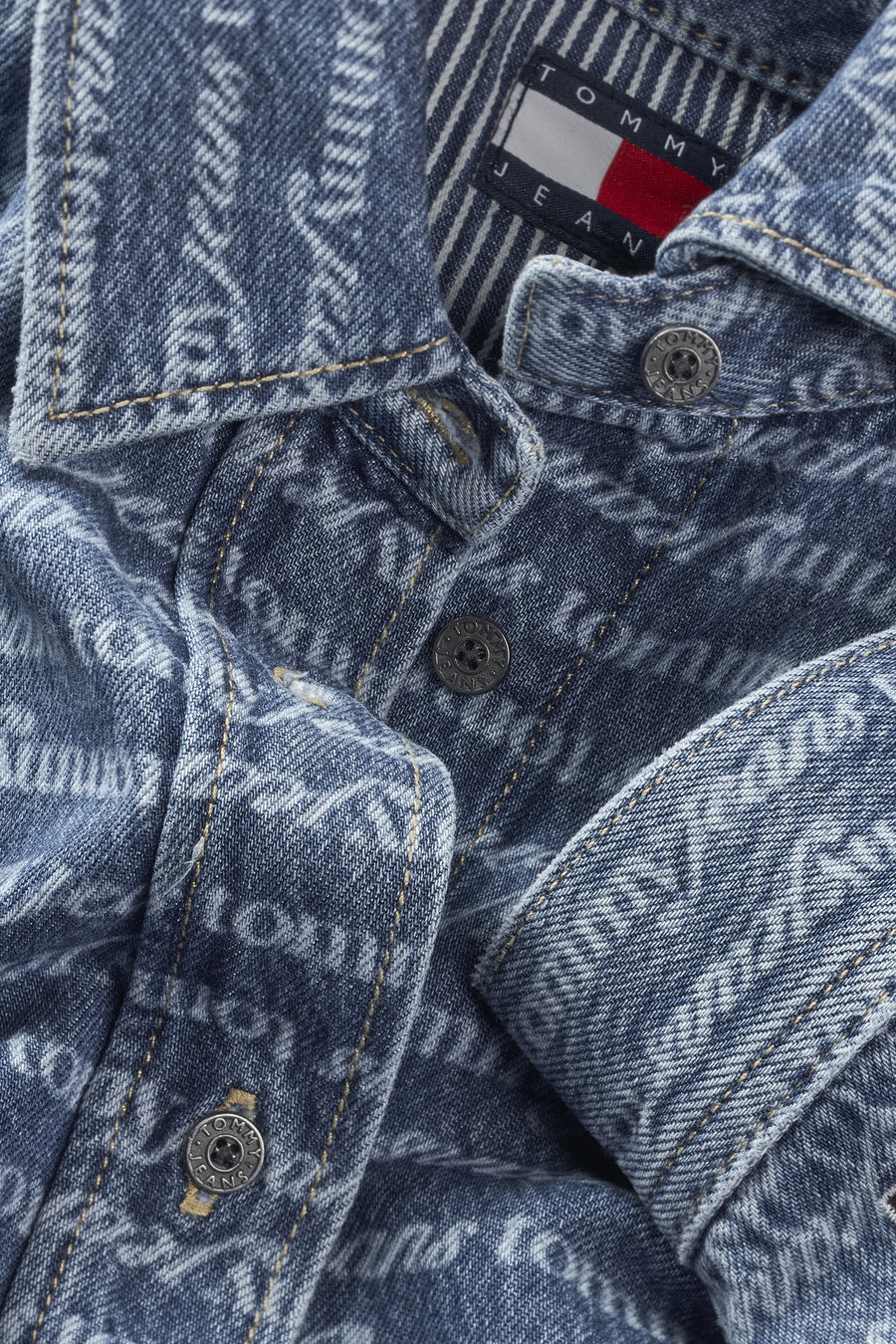 Kleedjes (lange mouwen) Mid blue denim - TOMMY JEANS
