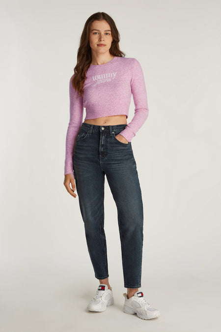 Trui met ronde hals Roze - TOMMY JEANS
