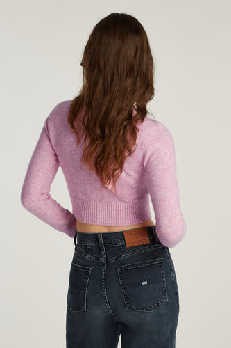 Trui met ronde hals Roze - TOMMY JEANS