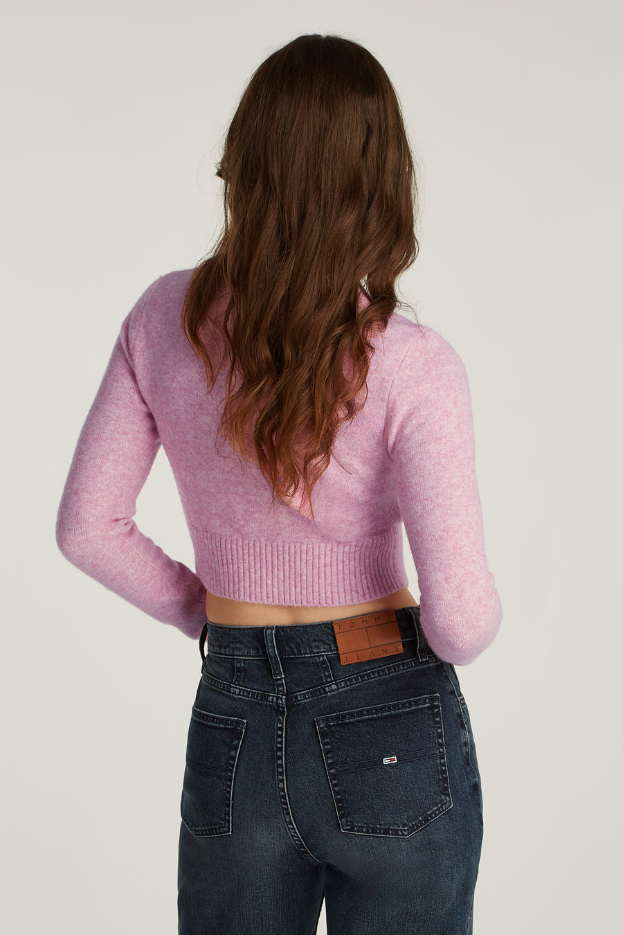 Trui met ronde hals Roze - TOMMY JEANS