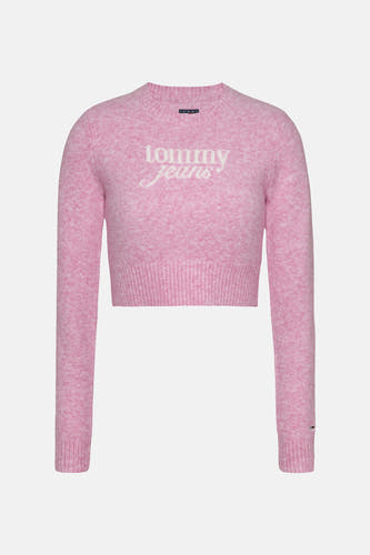 Trui met ronde hals Roze - TOMMY JEANS