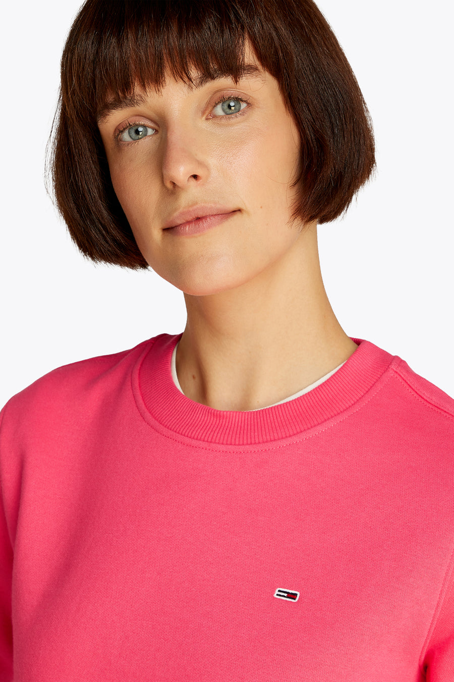 Sweater met ronde hals Roze - TOMMY JEANS