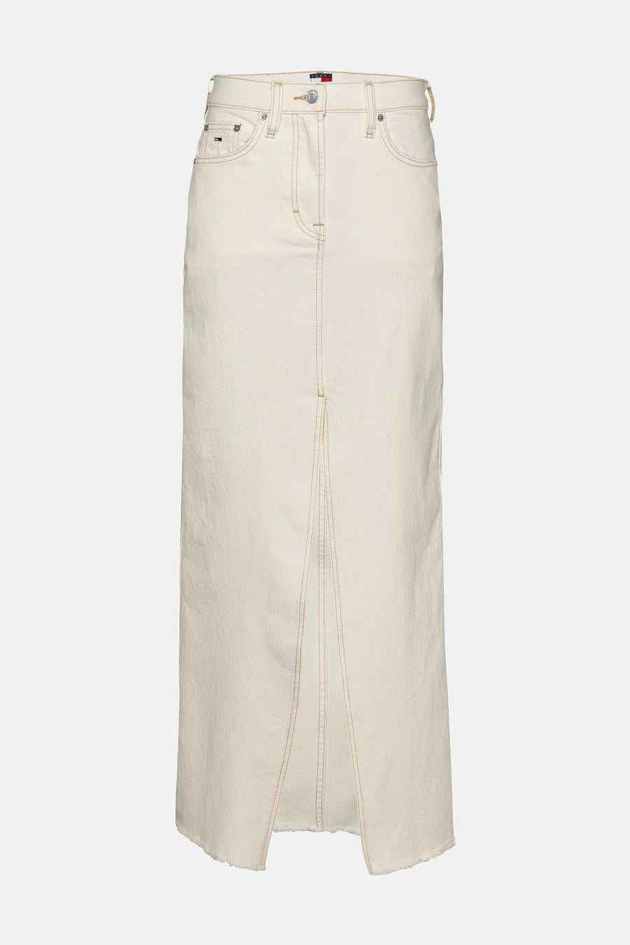 Rok (lang) White denim - TOMMY JEANS