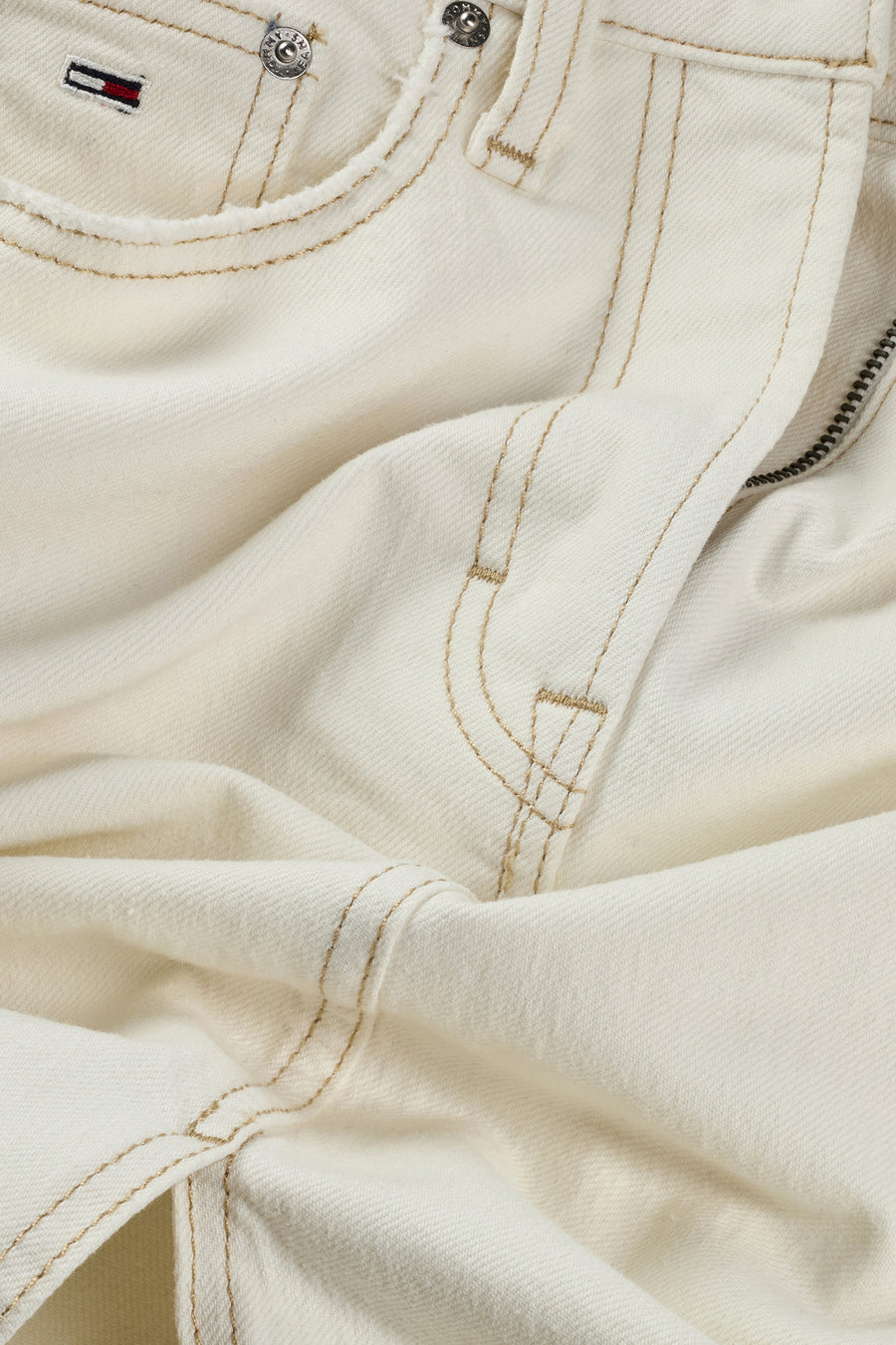 Rok (lang) White denim - TOMMY JEANS
