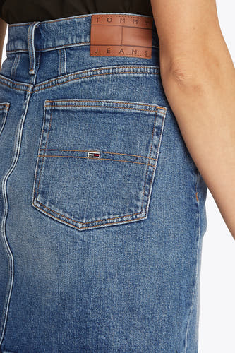 Rok (kort) Mid blue denim - TOMMY JEANS
