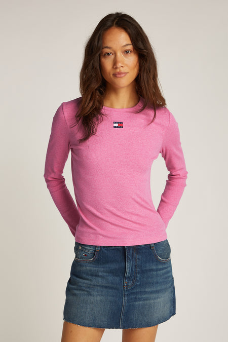 Top (lange mouwen) Roze - TOMMY JEANS