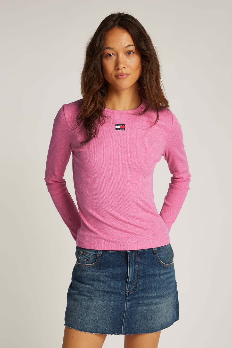 Top (lange mouwen) Roze - TOMMY JEANS