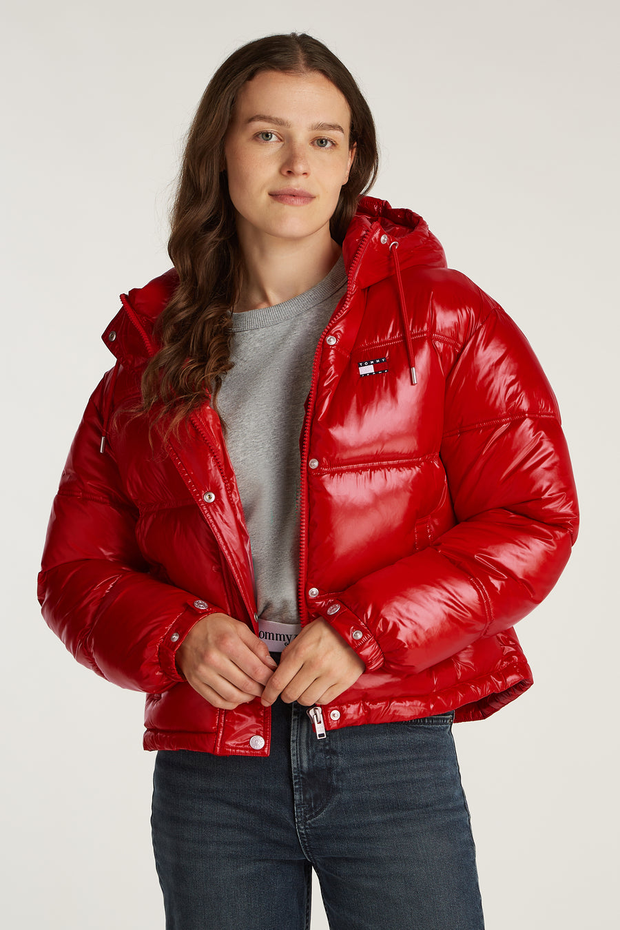 Korte jas Rood - TOMMY JEANS