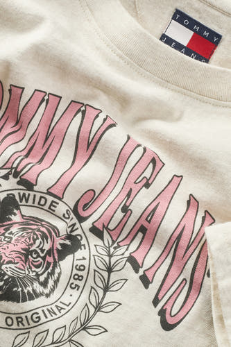 T-shirt (korte mouwen) Ecru - TOMMY JEANS