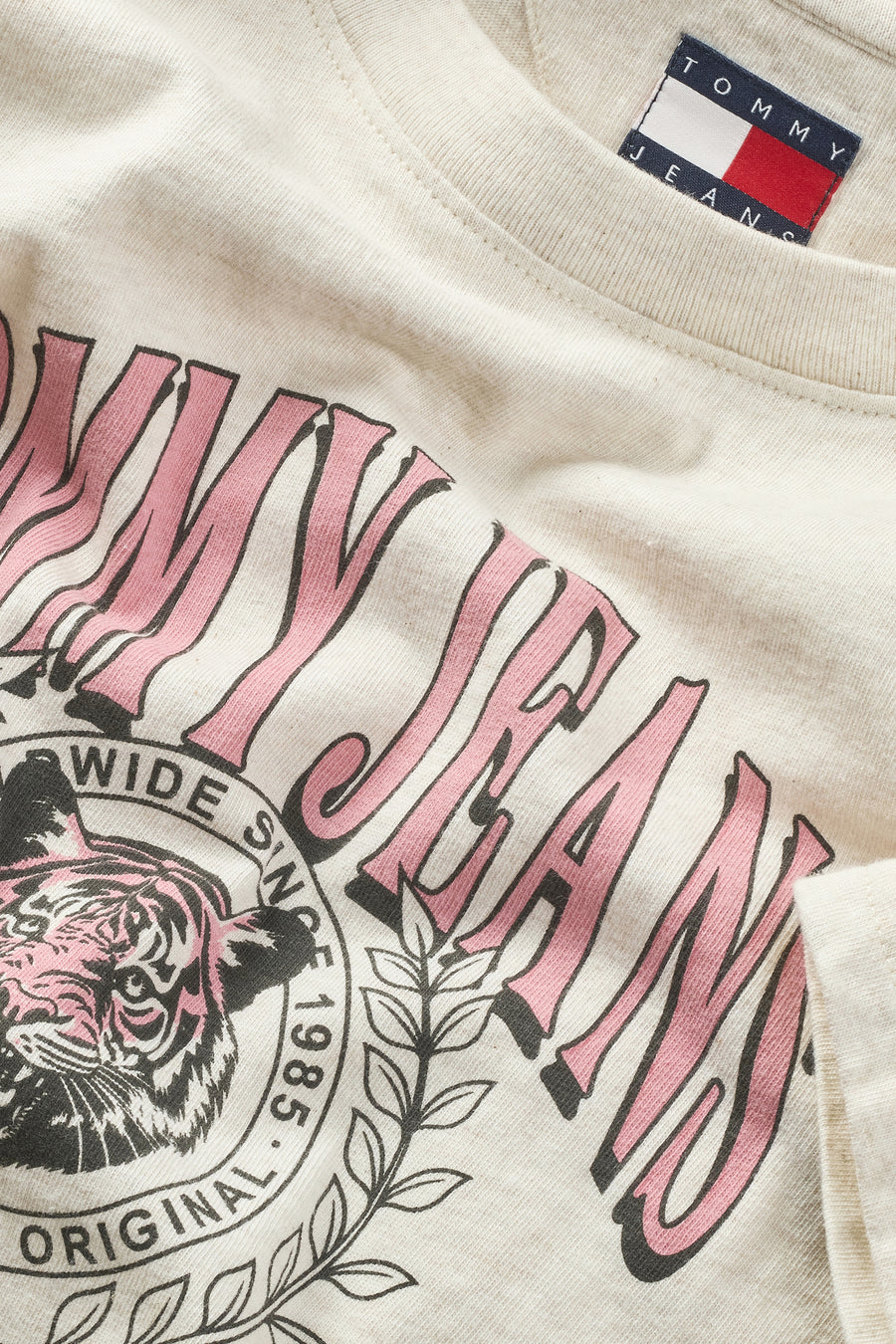 T-shirt (korte mouwen) Ecru - TOMMY JEANS