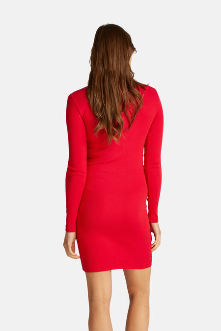 Kleedjes (lange mouwen) Rood - TOMMY JEANS
