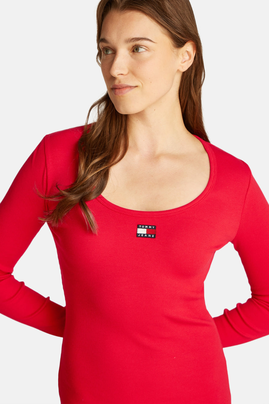 Kleedjes (lange mouwen) Rood - TOMMY JEANS