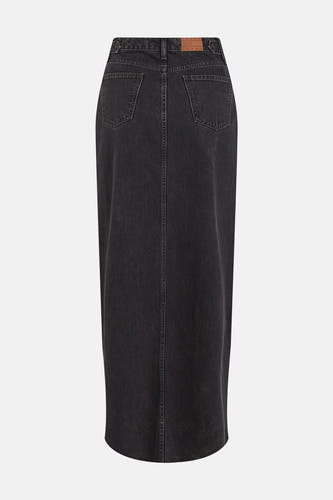 Rok (lang) Black denim - TOMMY JEANS