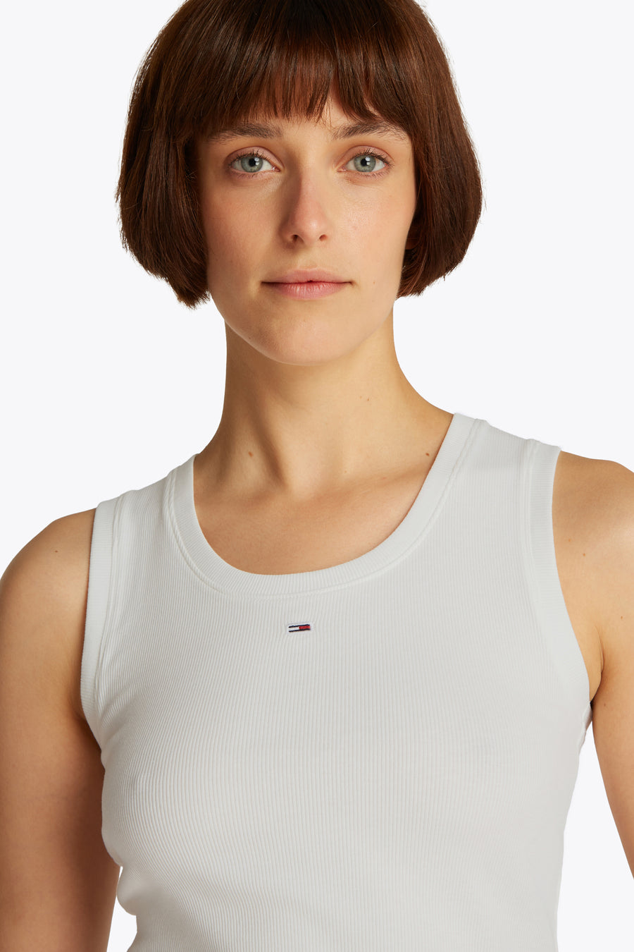 Top (korte mouwen) Ecru - TOMMY JEANS