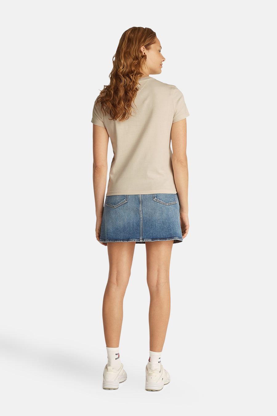 Top (korte mouwen) Ecru - TOMMY JEANS