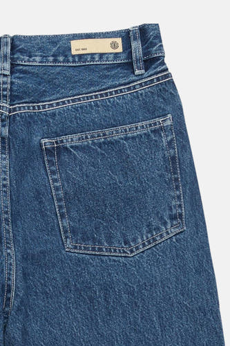 Jeans wide Mid blue denim - ELEMENT