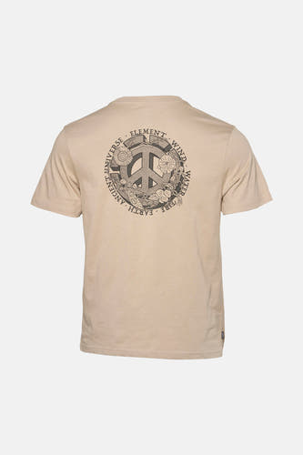 T-shirt (korte mouwen) Beige - ELEMENT